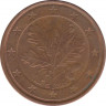 Монета. Германия. 5 центов 2005 год (G). ав.
