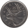 Монета. Канада. 25 центов 2015 год. ав.