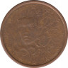 Монета. Франция. 1 цент 2003 год. ав.