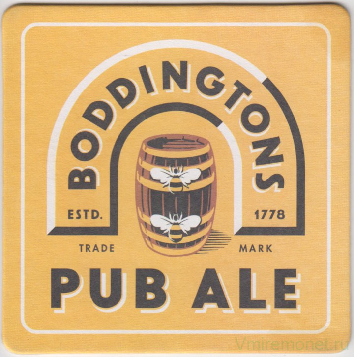 Подставка. Эль "Boddingtons".