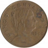 Монета. Мексика. 5 сентаво 1966 год. ав.
