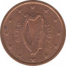 Монета. Ирландия. 2 цента 2003 год. ав.