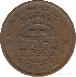 Монета. Ангола. 1 эскудо 1972 год.