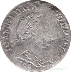 Монета. Польша. 6 грошей 1679 год. Ян III Собеский (ТLB на аверсе).