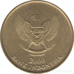 Монета. Индонезия. 500 рупий 2000 год.