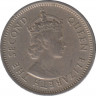 Монета. Британские Восточные Карибские территории. 10 центов 1962 год. рев.