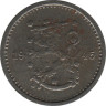 Монета. Финляндия. 50 пенни 1945 год.