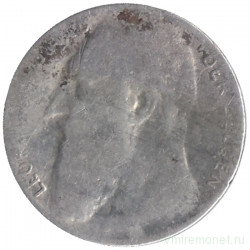 Монета. Бельгия. 50 сантимов 1901 год.  Der Belgen.