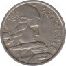  Монета. Франция. 100 франков 1954 год. Монетный двор - Париж. рев.