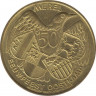 Монетовидный жетон. Бельгия. Осткамп. 50 бельгийских франков 1982 год. рев.