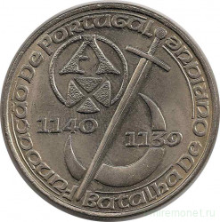Монета. Португалия. 250 эскудо 1989 год. 850 лет основания Португалии.