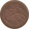 Монета. Ирландия. 2 пенса 1996 год. рев.
