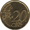 Монета. Германия. 20 центов 2002 год. (G). рев.