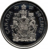 Монета. Канада. 50 центов 2023 год. 70 лет правления Елизаветы II.
