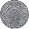 Монета. Нидерландские Антильские острова. 5 центов 1991 год. ав.