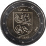 Монета. Латвия. 2 евро 2017 год. Латгалия. ав.