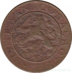 Монета. Кюрасао (Нидерландские Антилы). 1 цент 1944 год.