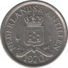 Монета. Нидерландские Антильские острова. 10 центов 1970 год. ав.