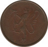  Монета. Норвегия. 5 эре 1976 год. рев.