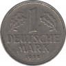 Монета. ФРГ. 1 марка 1955 год. Монетный двор - Штутгарт (F). ав.