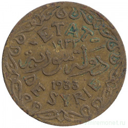 Монета. Сирия. 5 пиастров 1933 год. 