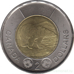 Монета. Канада. 2 доллара 2022 год.