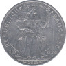 Монета. Новая Каледония. 5 франков 2001 год. ав.