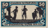 Бона. Нотгельд. Германия. Город Плён. 50 пфеннигов 1921 год. Вариант 1064.3.а.6. рев.