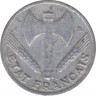 Монета. Франция. 50 сантимов 1944 год. Правительство Виши. (C). рев.