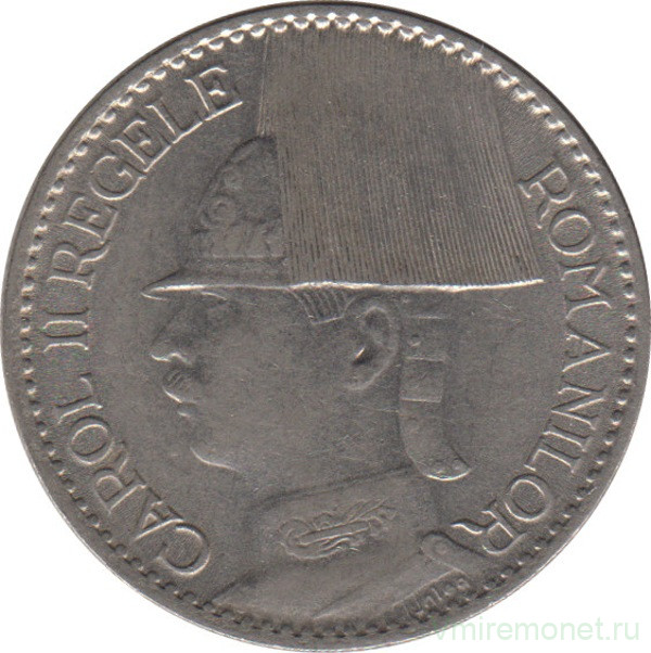 Монета. Румыния. 50 лей 1937 год.