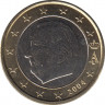 Монета. Бельгия. 1 евро 2004 год. ав.