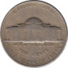 Монета. США. 5 центов 1953 год. рев.