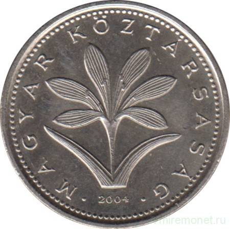 Монета. Венгрия. 2 форинта 2004 год.