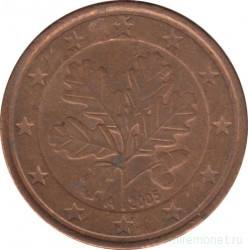 Монета. Германия. 5 центов 2005 год (А).