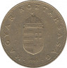 Монета. Венгрия. 100 форинтов 1993 год. ав.