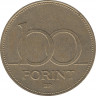 Монета. Венгрия. 100 форинтов 1993 год. рев.