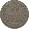 Монета. Германия (Германская империя 1871-1922). 10 пфеннигов 1905 год. (D). рев.