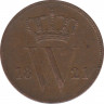 Монета. Нидерланды. 1 цент 1821 год. ав.