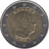 Монета. Монако. 2 евро 2015 год. ав.