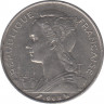 Монета. Реюньон. 50 франков 1962 год. рев.