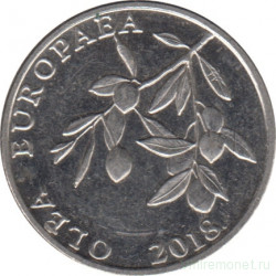 Монета. Хорватия. 20 лип 2018 год.