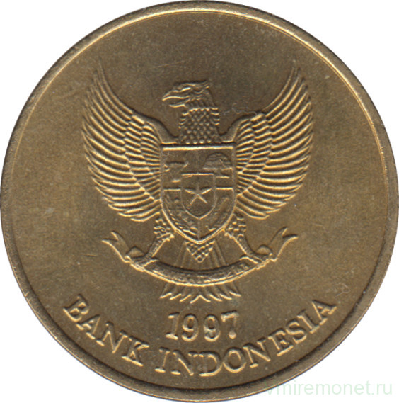 Монета. Индонезия. 500 рупий 1997 год.