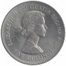 Монета. Великобритания. 5 шиллингов (1 крона) 1960 год. Британская выставка в Нью-Йорке.