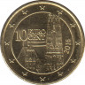 Монета. Австрия. 10 центов 2016 год. ав.