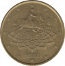 Монета. Италия. 50 центов 2002 год. ав.
