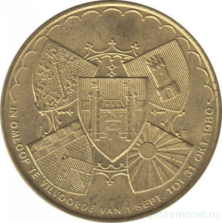 Монетовидный жетон. Бельгия. Вилворде. 50 мотон 1979 год.
