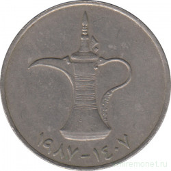 Монета. Объединённые Арабские Эмираты (ОАЭ). 1 дирхам 1987 год.