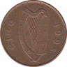Монета. Ирландия. 2 пенса 1995 год. ав.