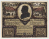 Бона. Нотгельд. Германия. Город Артерн. 50 пфеннигов 1921 год. Реверс 2. Вариант 46.3.2. ав.
