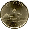 Монета. Канада. 1 доллар 2023 год. 70 лет правления Елизаветы II.